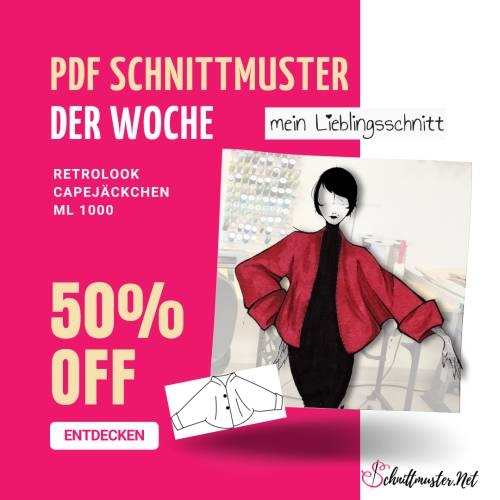 PDF-Schnittmuster Capejäckchen nähen