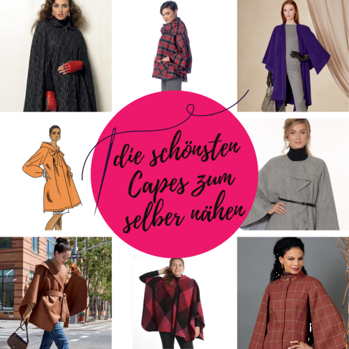 Schnittmuster mit Nähanleitung für Capes und Ponchos online bestellen