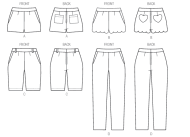 Schnittmuster McCalls 6930 Damenhose Gr. 32-48