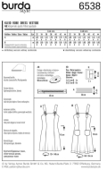 naehen-schnittmuster-burda-6538-damenkleider-gr-6-18-32-44