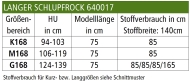 Schnittmuster zwischenmass 640017 langer Schlupfrock Gr. 36-58