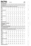 Schnittmuster Butterick 6746 Damenröcke mit Abnähern Gr. 34-50