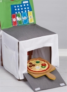 Schnittmuster aus Papier Kwiksew 4316 Stuhlhusse zum Spielen als Pizzaria, Pizza