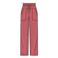 Schnittmuster NewLook 6674 legere Damenhose mit Gummizugbund Gr. A 8-20 (DE 34-46)