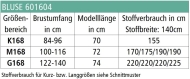 epattern Schnittmuster zwischenmass 601604 asymetrische Damenbluse Gr. 36-58