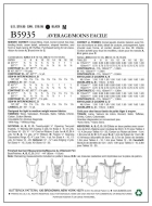 Schnittmuster Butterick 5935 Korsett, Korsage Gr. 30-46