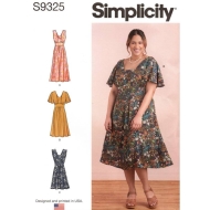 Schnittmuster Simplicity 9325 Damenkleid, Sommerkleid Gr....