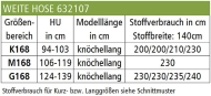 PDF-Schnittmuster zwischenmass 632107 bequeme Damenhose Gr. 36-58