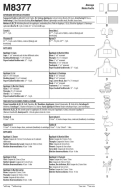 Schnittmuster McCalls 8377 variantenreiche Schürze Gr. Einheitsgröße