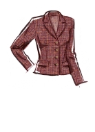 Sewing pattern Misses blazer with vest McCalls 8350