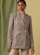 Sewing pattern Misses blazer with double-breasted button closure Vogue 1927