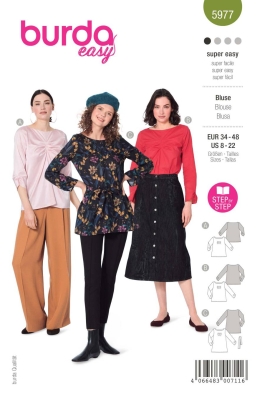 shirt-sewing-pattern-for-women-burda-5977-sewing-instructions