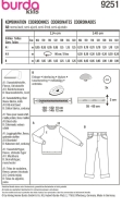 Sewing pattern Boys set, sweater and pants Burda 9251