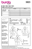 Schnittmuster Burda 5923 flotte Damenjacke, Parka Gr. 34-48