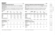 Sewing pattern childrens romper, jumpsuit and sash Butterick 6907