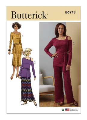 combination-sewing-pattern-for-women-butterick-6913-sewing-instructions