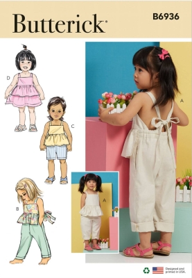 girls-dress-sewing-pattern-for-girls-butterick-6936-sewing-instructions