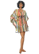 Sewing pattern misses dress caftan Butterick 6900