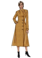 Schnittmuster kragenloser Damenmantel, Damenjacke Butterick 6917 Gr. 30-46