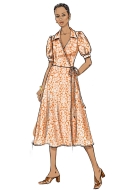 Sewing pattern Misses Dress in Two Lengths Butterick 6928