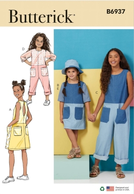 girls-dress-sewing-pattern-for-girls-butterick-6937-sewing-instructions