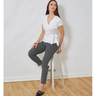 Schnittmuster süße Damenbluse, Wickelbluse New Look 6700  Gr. 30-42