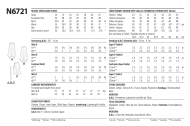 Schnittmuster einfacher Damenrock, Zipfelrock New Look 6721  Gr. 36-48