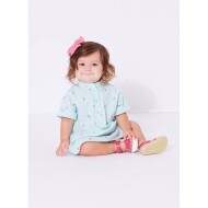 Schnittmuster süßes Babykleid, Babyhemd und Hose New Look 6725  Gr. NB-L 44-86 Baby (DE 3-11 kg)