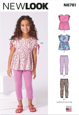 girls-combination-sewing-pattern-for-kids-newlook-6761-sewing-instructions