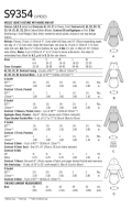 Sewing pattern Misses costume jacket with ears Simplicity 9354