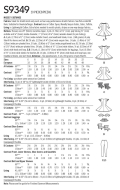 Schnittmuster wandelbares Damenkostüm Alien, Engel, Hexe, Teufel Simplicity 9349  Gr. 32-48