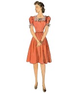 Sewing pattern Misses dress, vintage dress 1940s Simplicity 9464