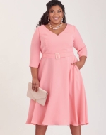 Schnittmuster schönes Damenkleid Plussize mit Jäckchen Simplicity 9474  Gr. 44-58