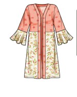 Sewing pattern Womens plus-size jacket, blouse jacket, kaftan Simplicity 9603