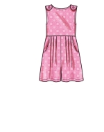 Sewing pattern Girls dress, jumper Simplicity 9617