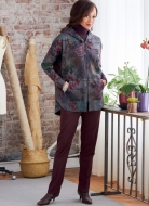 Schnittmuster weite Damenjacke, Designerjacke Katherine Tilton Butterick 6863 Gr. 30-52