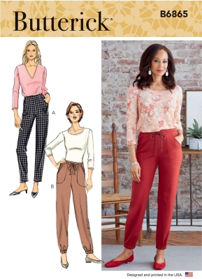 trousers-sewing-pattern-for-women-butterick-6865-sewing-instructions