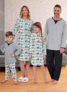 Sewing pattern Jersey set for the whole family Butterick 6867