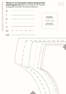 PDF-Schnittmuster leichtes Damentop Elly mit Wasserfallkragen Juliana Martejevs 1007 Gr. XS-XXXL  (ca. 34-50)