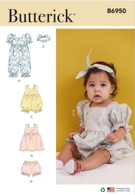 baby-combination-sewing-pattern-for-babys-butterick-6950-sewing-instructions