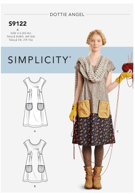 simplicity-schnittmuster-naehen-7877/9122-sommerkleid-gr-xs-xl-32-50-ow-78-117cm