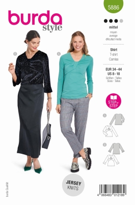 shirt-sewing-pattern-for-women-burda-5886-sewing-instructions