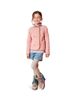 Schnittmuster eingefasste Kinderjacke mit Knopfleisten Burda 9236 Gr. 104-146