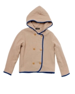 Schnittmuster eingefasste Kinderjacke mit Knopfleisten Burda 9236 Gr. 104-146