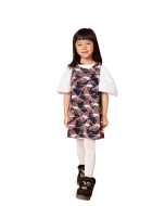 Sewing pattern Childrens dress, strap dress with hem ruffles Burda 9238