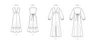 romantic-dresses-paper-sewing-pattern-newlook-6766-diy-in...