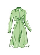 Sewing pattern Womens dress with knot detail McCalls 8403