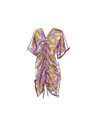 Schnittmuster gerafftes Damenkleid, Kaftan mit Bindeband McCalls 8413 Gr. 34-52