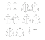 sewing-pattern-mens-shirts-mccalls-8415-with-sewing-instr...