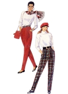 Sewing pattern Womens pants, carrot pants McCalls 8432